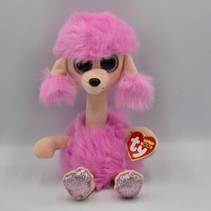 Ty Beanie 2021 Boos Camilla Pink Poodle February 24 Birthday Plush Stuffed Toy